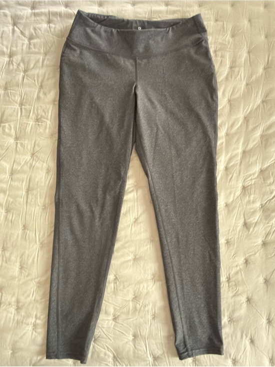 GAP Pants - GAPFit Heather Charcoal Cropped Leggings Size L